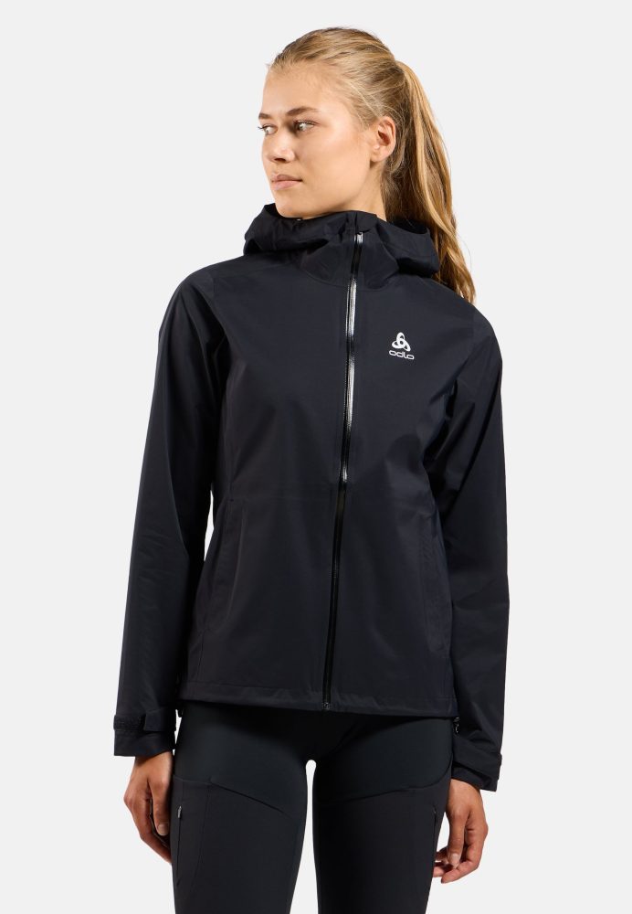 Odlo Aegis 2.5L Waterproof Jacke für Damen - Wandern - schwarz, XXL