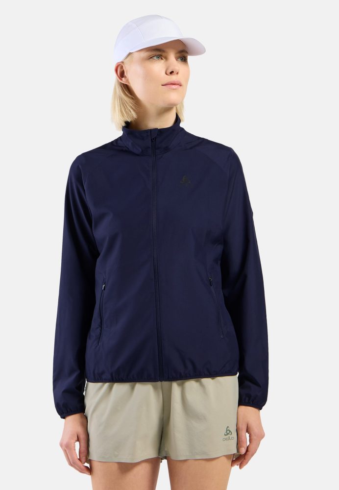Odlo Essential Light Laufjacke für Damen - Trail Running, Running - blau, M