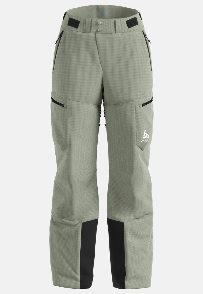 Odlo Descent Insulated National Team Hose für Damen - Ski & Snow - grün, 40