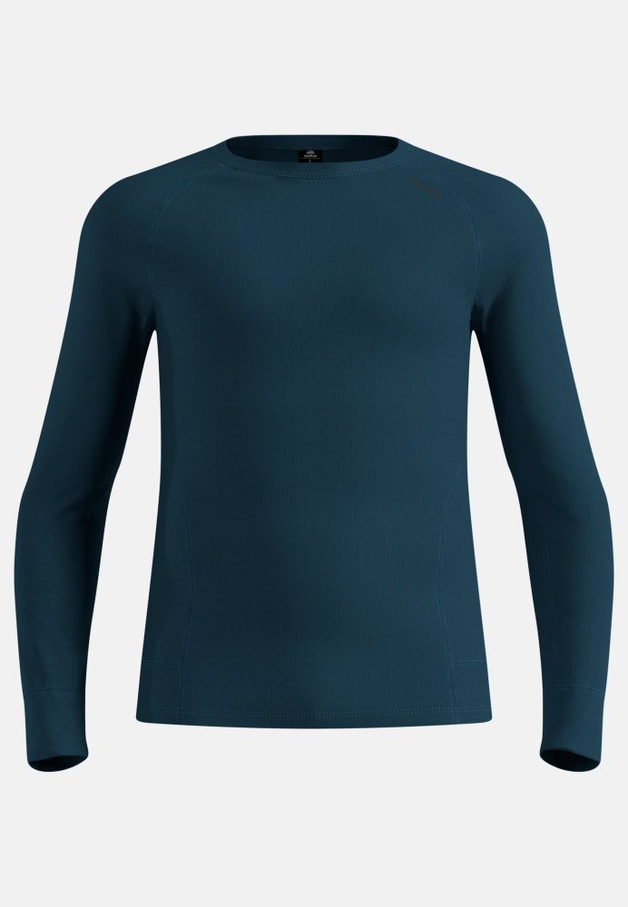 Odlo Active X-Warm Base Layer Shirt für Herren - Wandern, Ski & Snow - marineblau, XXL