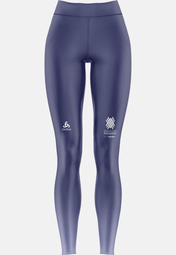 Odlo Odlo x Engadin Skimarathon Langlauf-Rennanzug-Hose für Damen - Skilanglauf - lila, L