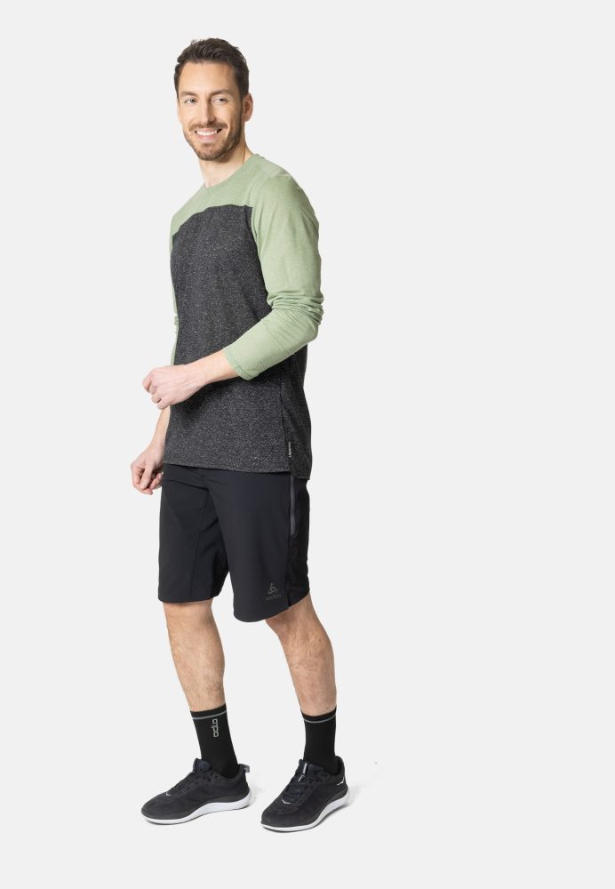 Odlo X-Alp Linencool Langarm-Radshirt für Herren - Mountain Biking - grün, S