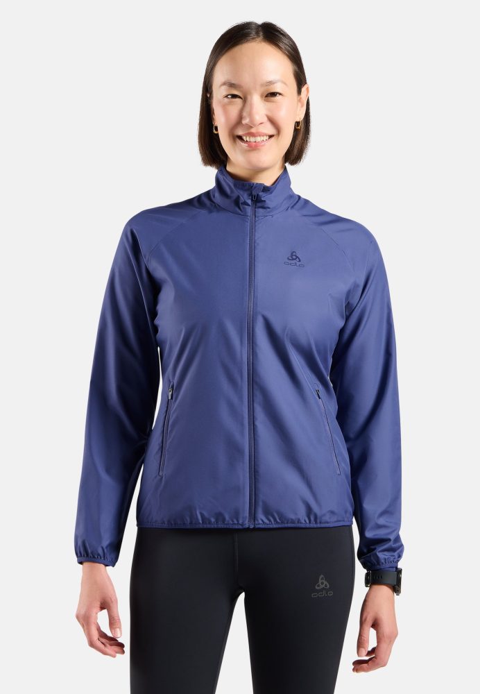 Odlo Essential Light Laufjacke für Damen - Trail Running, Running - lila, XS