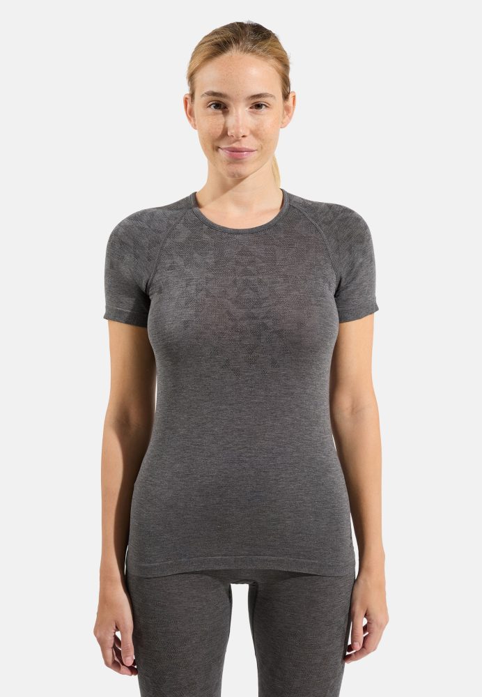 Odlo Kinship Light Base Layer Langarmshirt für Damen - Wandern - grau, L