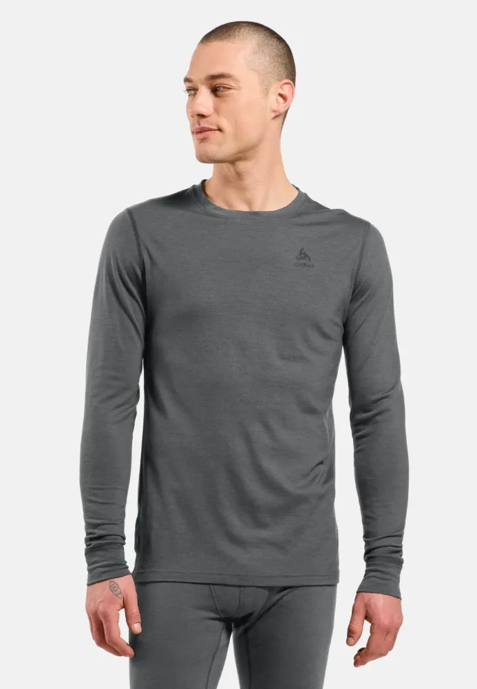Odlo Herren Merino 200 Crew Neck Longsleeve