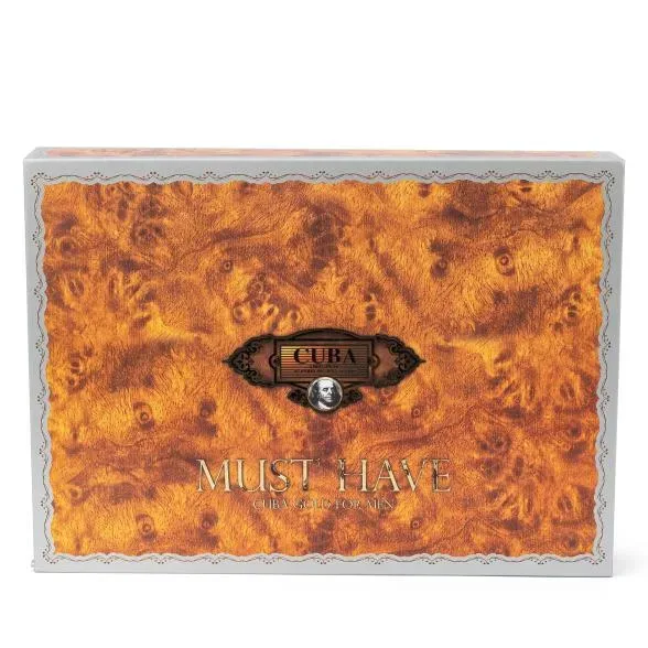 CUBA MUST HAVE MEN GOLD Geschenkset 5teilig