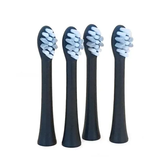 Mirantibus Ersatzzahnbürsten 4 teilig Marmor black