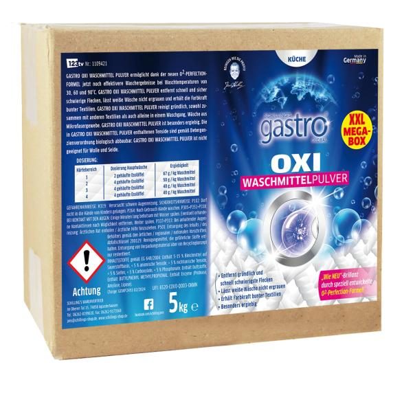 gastro OXI Waschmittelpulver 5 kg