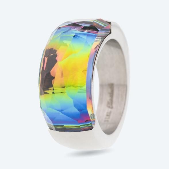 Steelura Ring Edelstahl Regenbogen