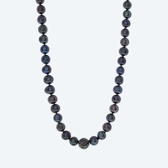 Endlos-Collier SWZP peacock Kristallen, ca. 80 cm