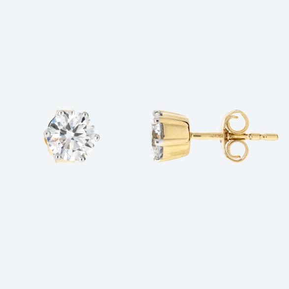 LG Ohrstecker 585 Gelbgold Brillanten