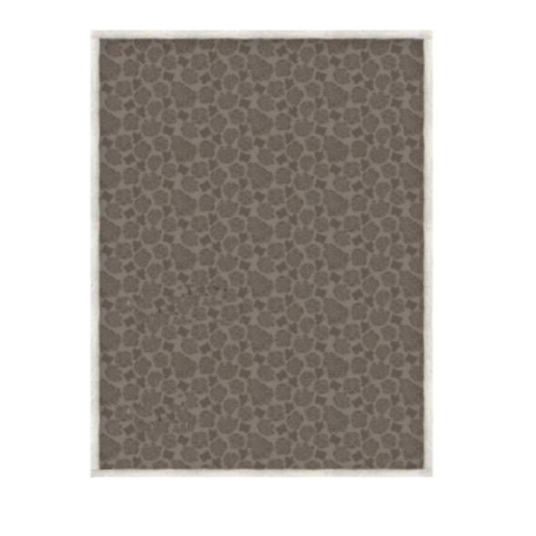 Lammimitat-Decke Rosen 150x200cm grau
