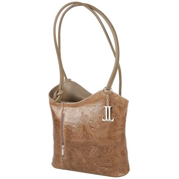 Luca Lorenzo Schultertasche braun