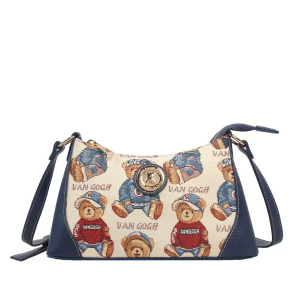 Henney Bear Handtasche blau/multicolor