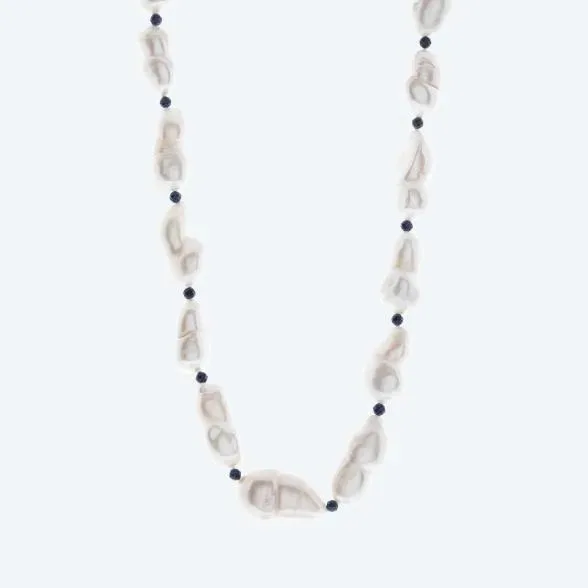 Collier Süßwasserzuchtperle, Kyanit
