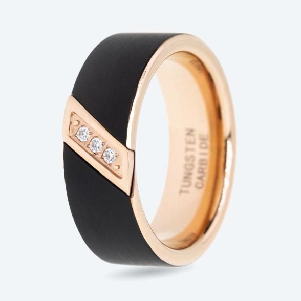 Ring Wolfram-Karbid Zirkonia