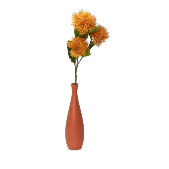 Ixorazweig mit Vase, lachs