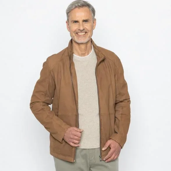 OTTO KERN Herren-Lederjacke 'Luka' cognac