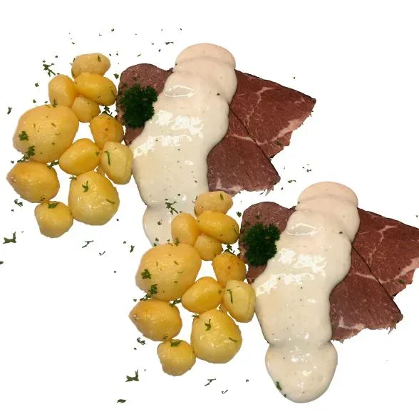 Rindfleisch in Meerrettichsoße