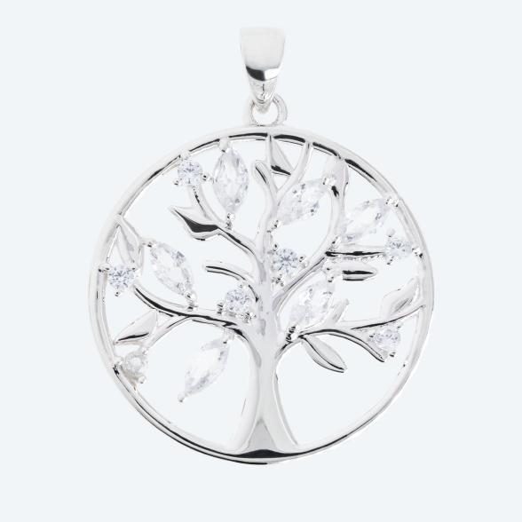 Anhänger 925 Sterling Silber Zirkonia