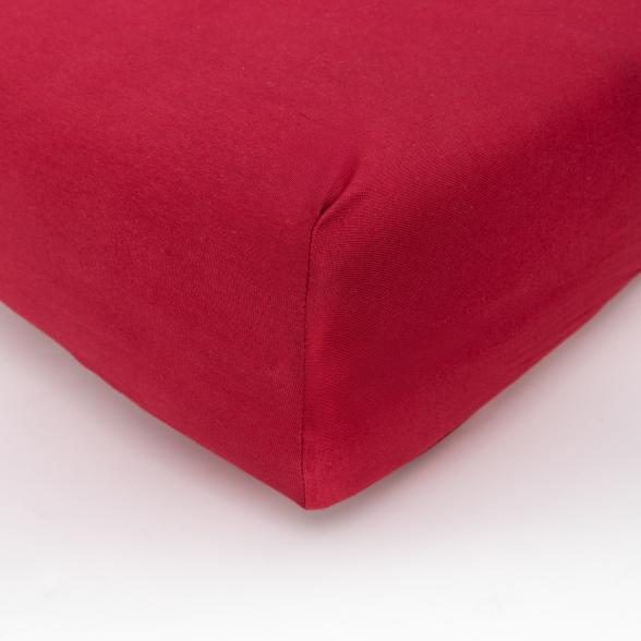 Jersey Spannbettlaken 200x200cm bordeaux