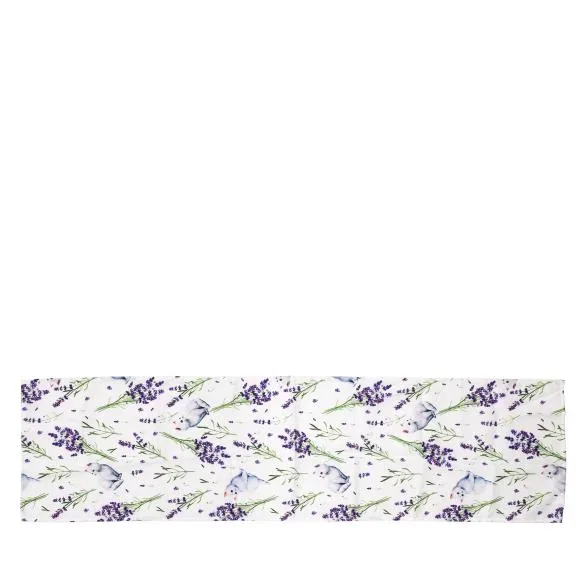 Läufer Katze 40x150cm weiß