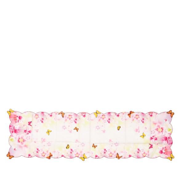 Tischläufer Schmetterling pink gelb 40x140cm