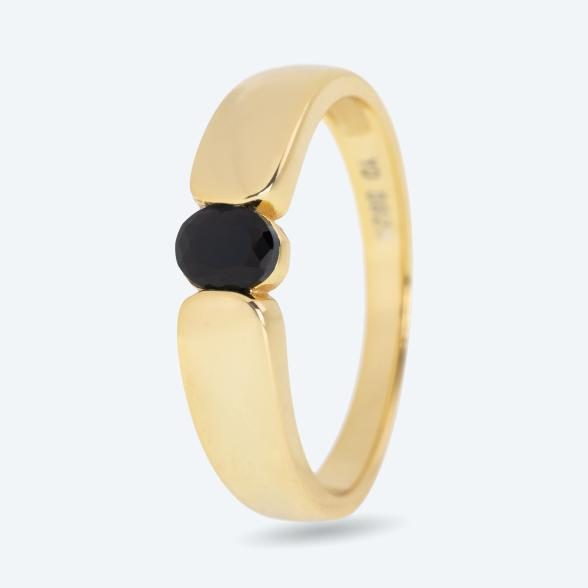 Ring 925 Silber vergoldet Spinell