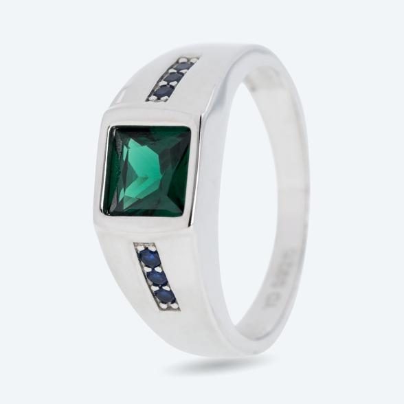 Ring 925 rhodiniert Zirkonia