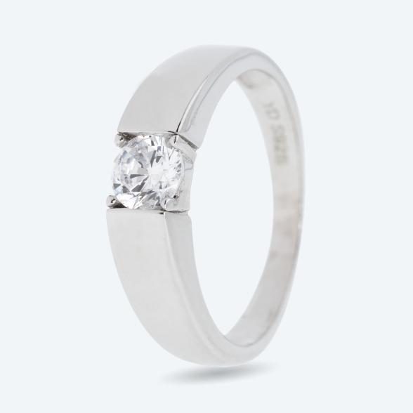 Ring 925 rhodiniert Zirkonia