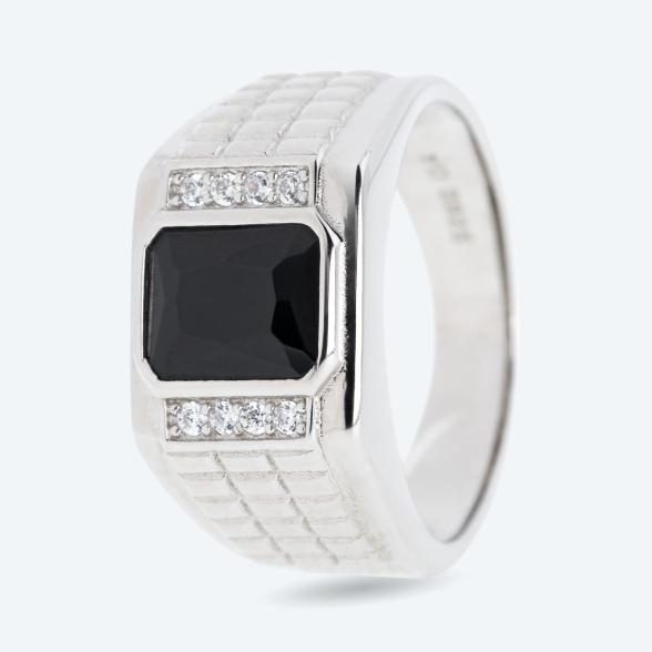 Ring 925 rhodiniert Spinell