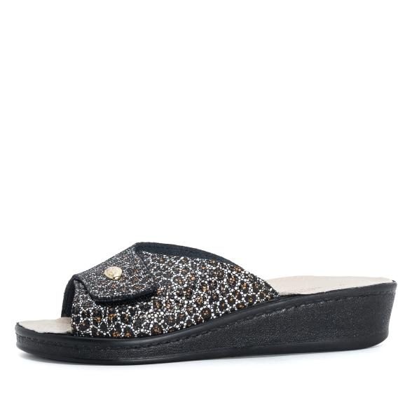 SANITAL LIGHT Damenpantolette schwarz