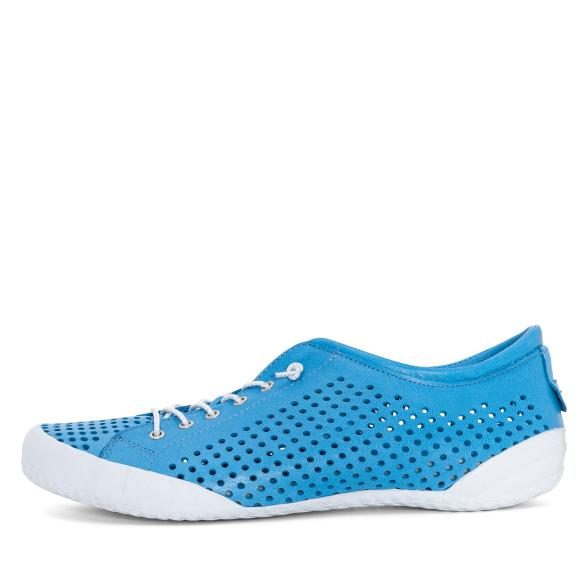 Andrea Conti Damen Lederslipper atoll blau