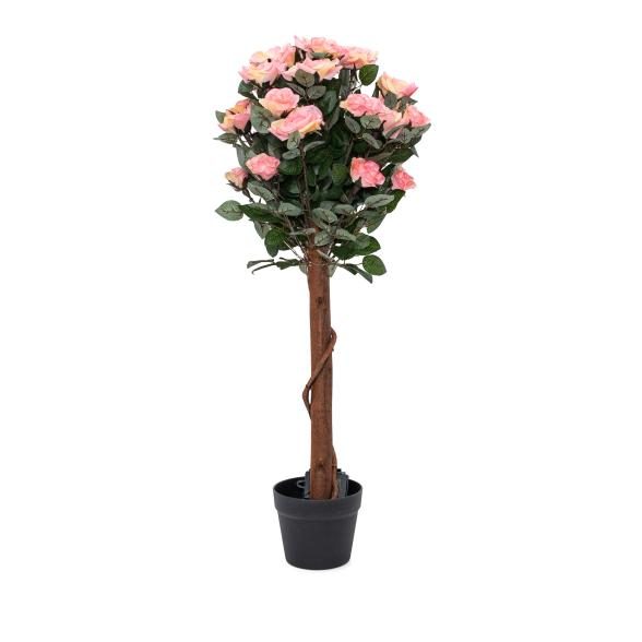 Rosenbaum beleuchtet 90cm pink