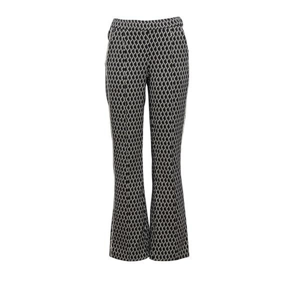 Perfectly JU Hose 'Mira' Regular schwarz/weiß