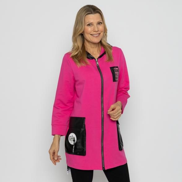 VANESSA STYLE Damen-Kapuzenjacke pink