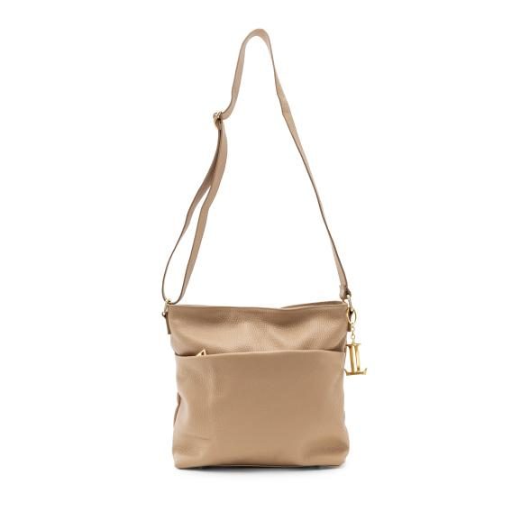 Luca Lorenzo Umhängetasche beige