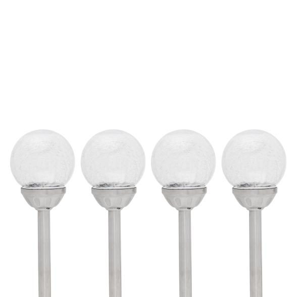 4er Set Solarleuchten