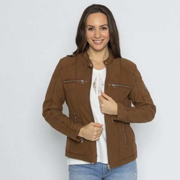 OTTO KERN Damen-Lederjacke braun