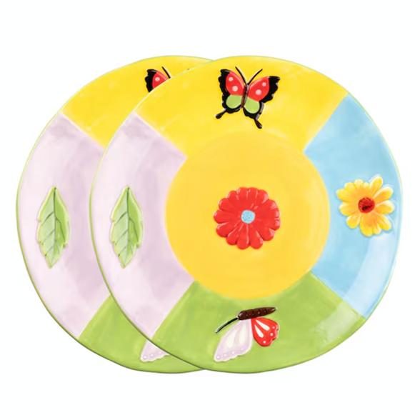 Teller-Set Sommer 2 Stück