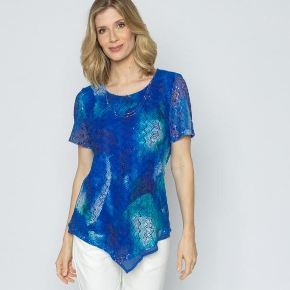 Christian Materne Damen-Longshirt multicolor