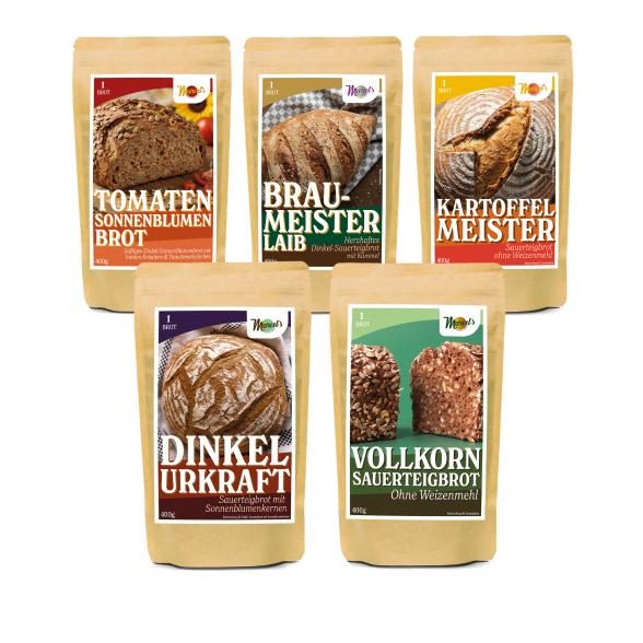 Marcel?s Better Food - 5 Dinkel-Sauerteigbrote