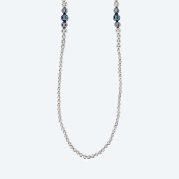 Collier Muschelkernperlen