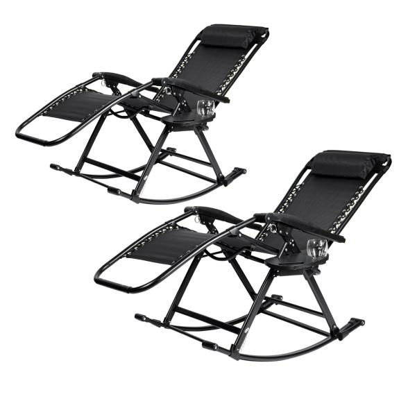 2 variable Schaukelstühle Ergo schwarz