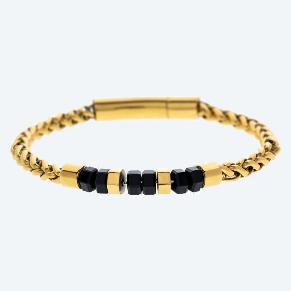 Armband Edelstahl vergoldet