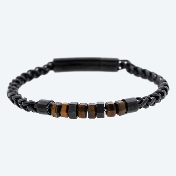 Armband Edelstahl black
