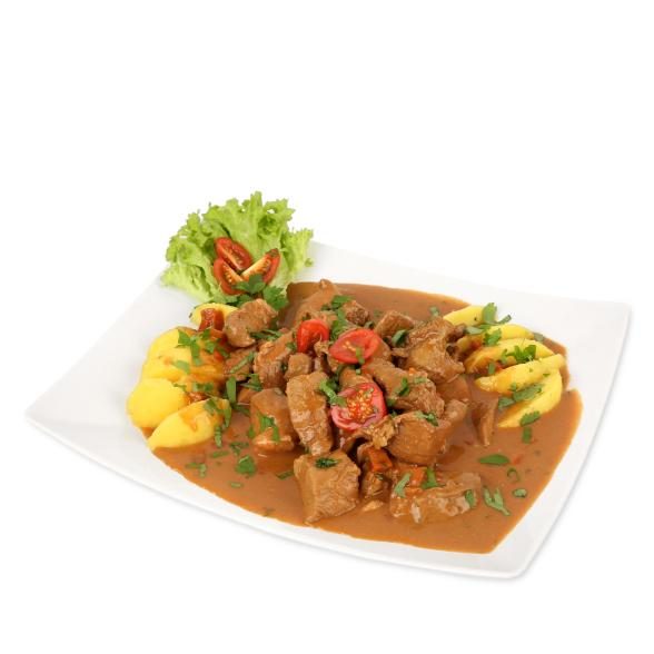 Kalbsragout in Kräuterrahm