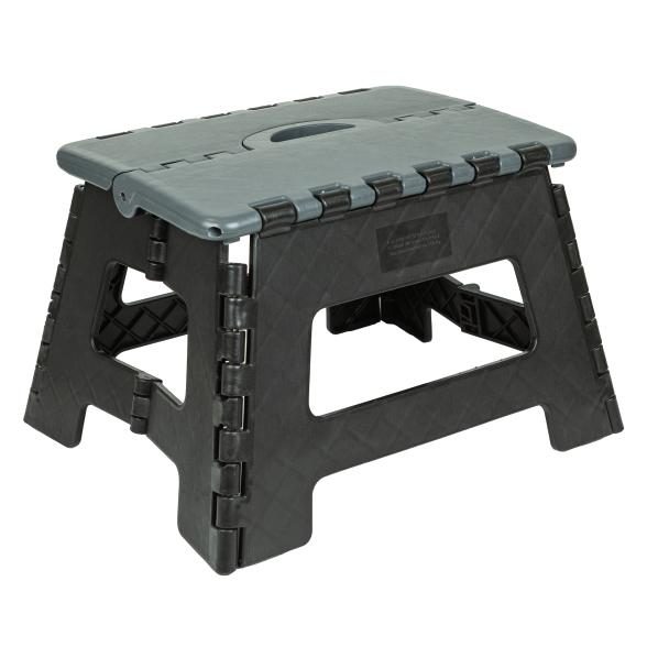 Klappschemel schwarz