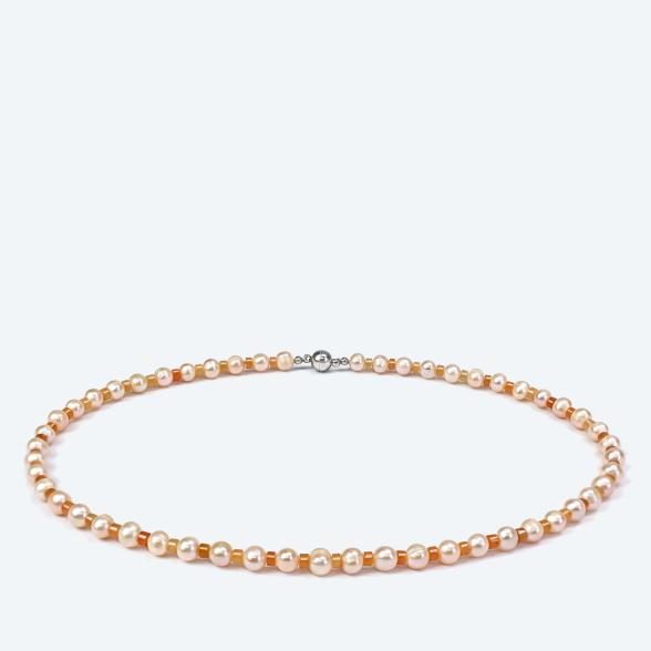 Collier SWZPerlen, Aventurin Magnetverschluß