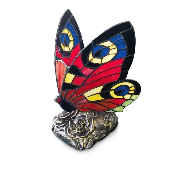 Tiffanystillampe Schmetterling